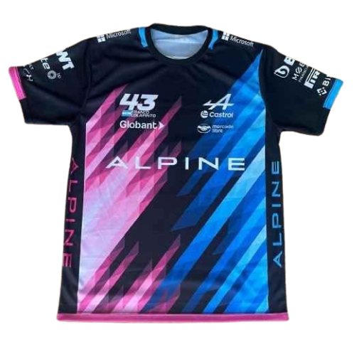 Remera Deportiva Franco Colapinto Alpine F1 Team 2025