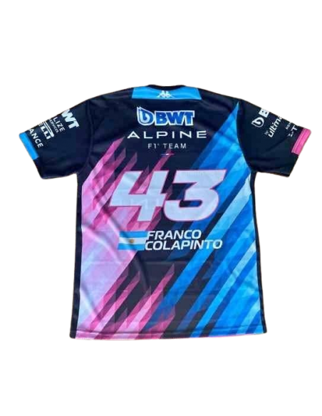 Remera Deportiva Franco Colapinto Alpine F1 Team 2025