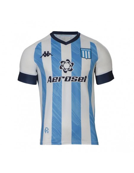 Camiseta Racing Club Titular Kappa Importada AAA