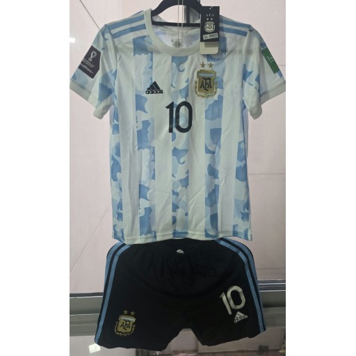 Conjunto Camiseta y Short Argentina Niño Messi Child Boy