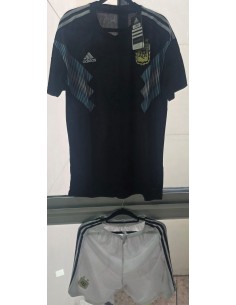 Conjunto Kit Camiseta y Short Argentina Alternativo Mundial