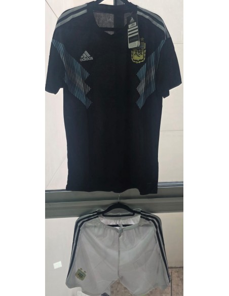 Conjunto Kit Camiseta y Short Argentina Alternativo Mundial