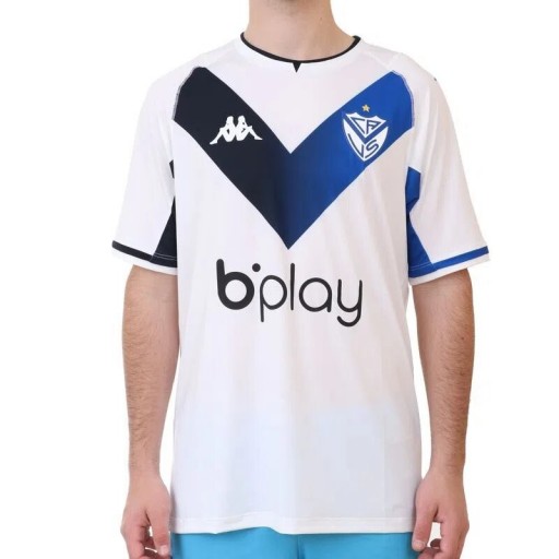 Camiseta Kappa Velez Sarsfield Titular Kombat Home Pro